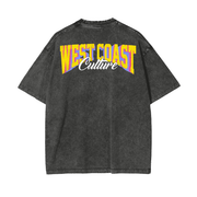 WCC Vintage Print Oversized Wash T-Shirt