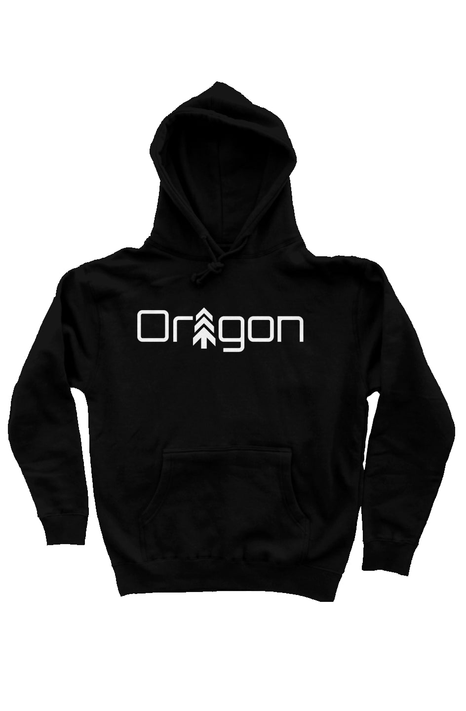 Black Oregon Hoodie