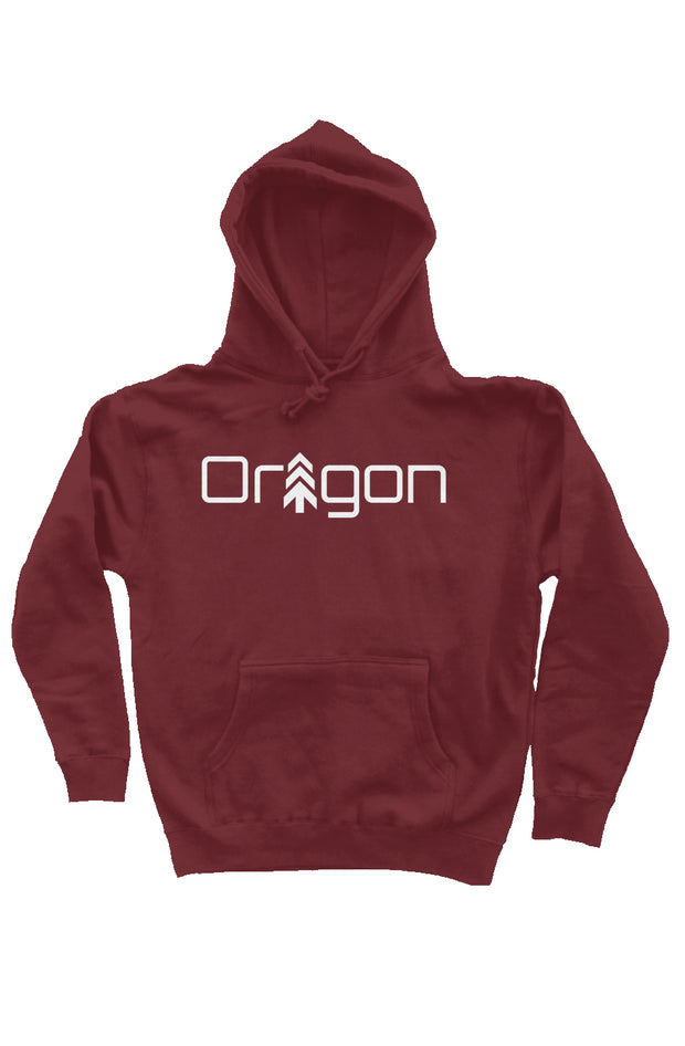 Maroon Oregon Hoodie