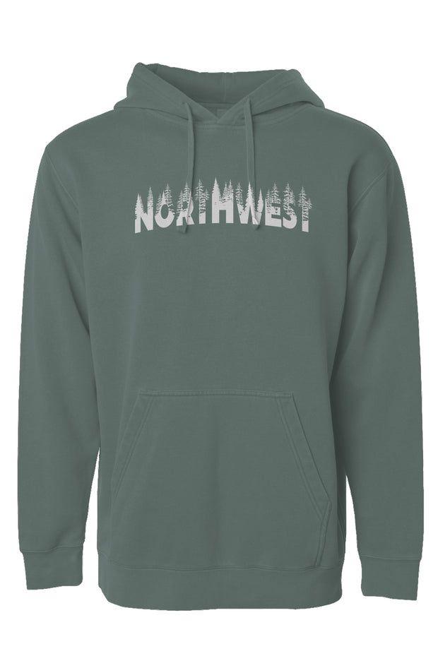 NW Alpine Green Pigment Dyed Hoodie