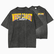 WCC Vintage Print Oversized Wash T-Shirt