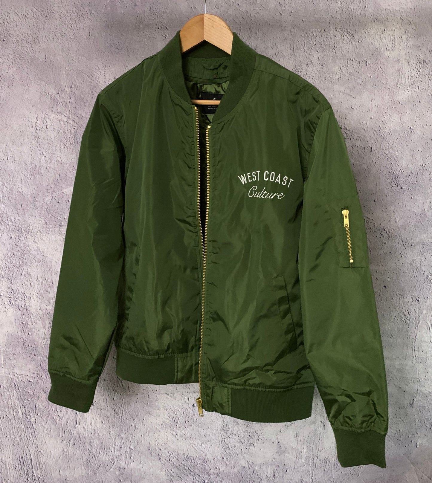 WCC Northwest Green Embroidered Bomber Jacket