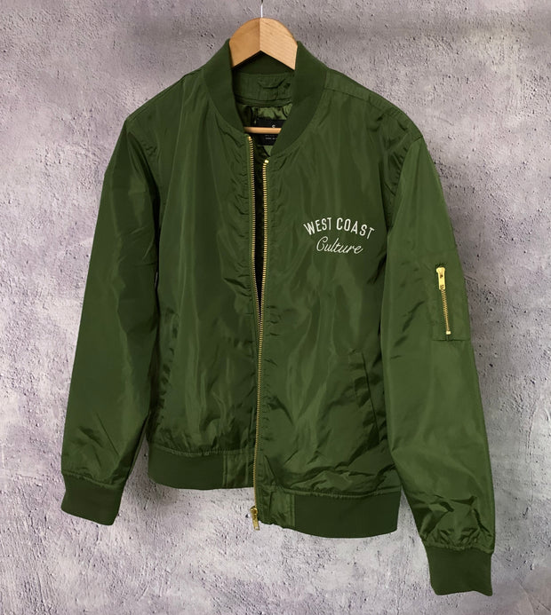 WCC Northwest Green Embroidered Bomber Jacket