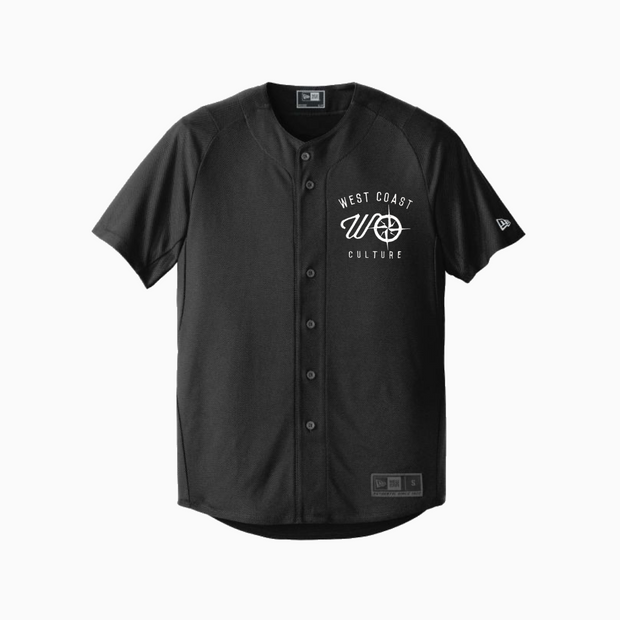 Embroidered Jersey Black