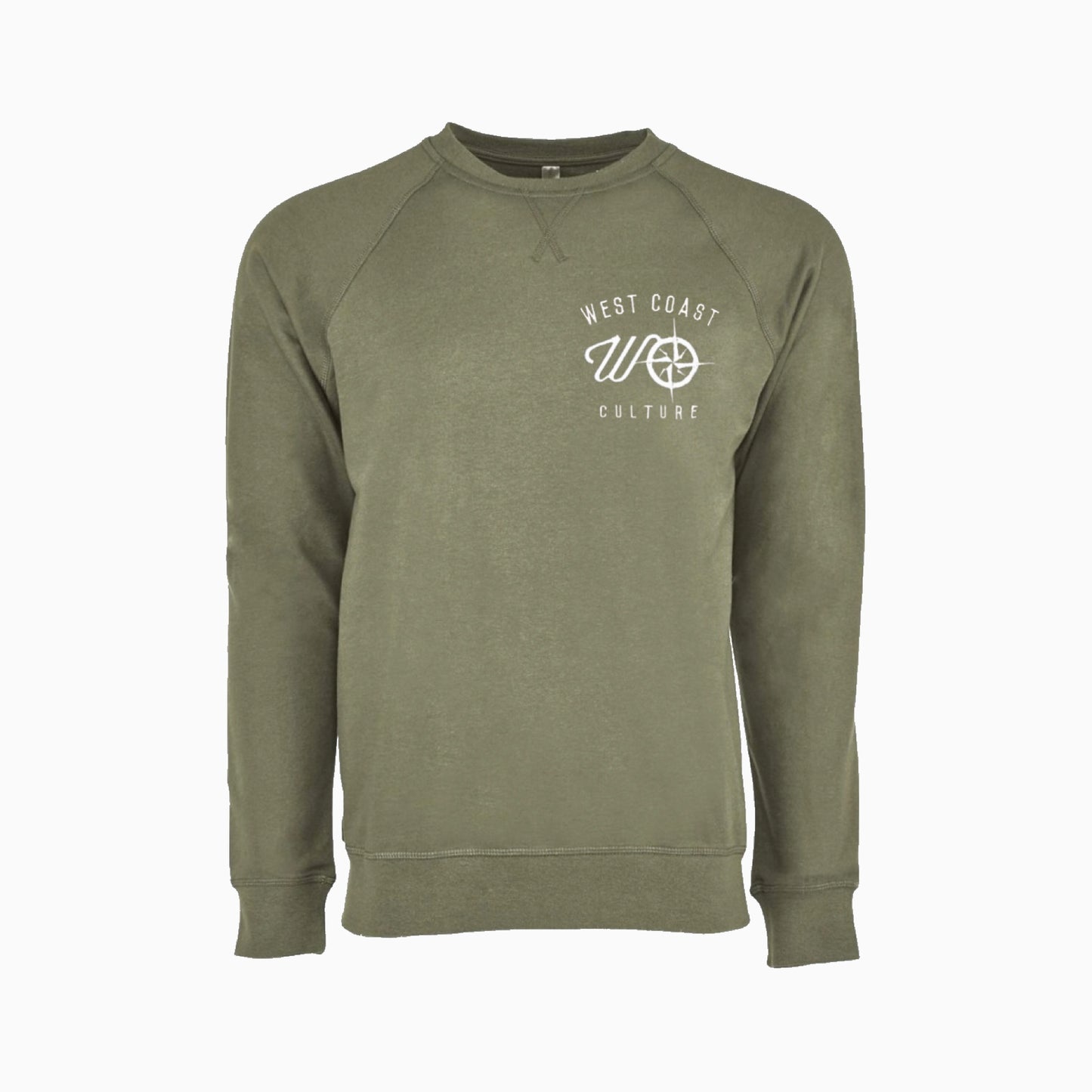 WCC Embroidered Crew Northwest Green