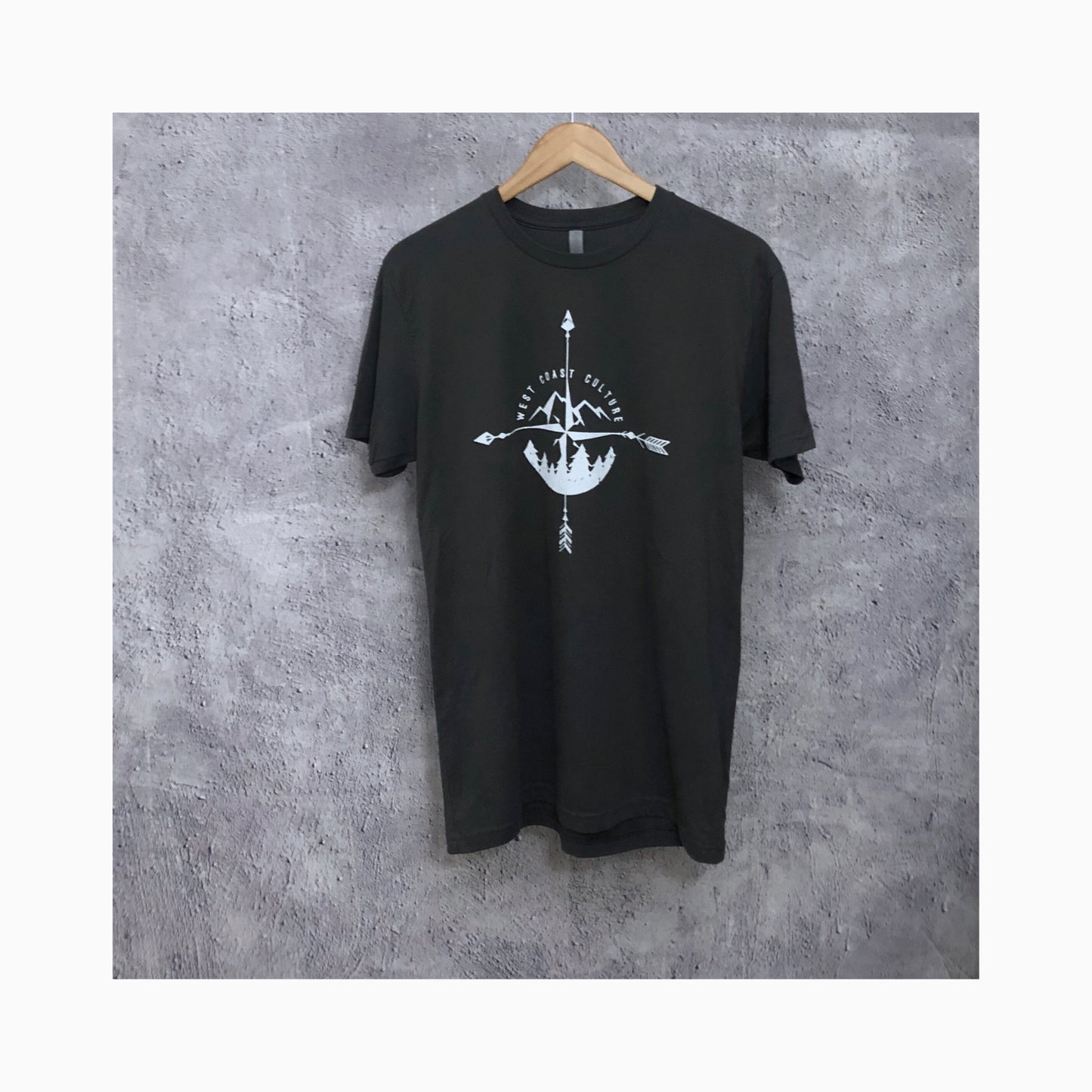 WCC Storm Grey NW Compass T-Shirt