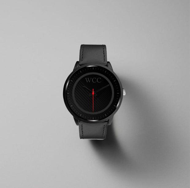 WCC Stealth | Black Leather Strap