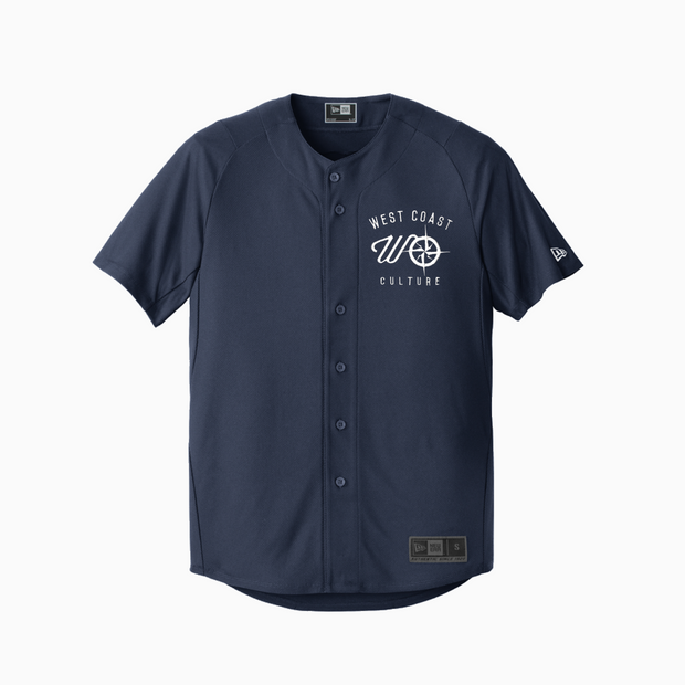 Embroidered Jersey Pacific Navy