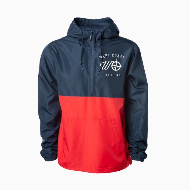 WCC Pacific Quarter Zip Embroidered Windbreaker