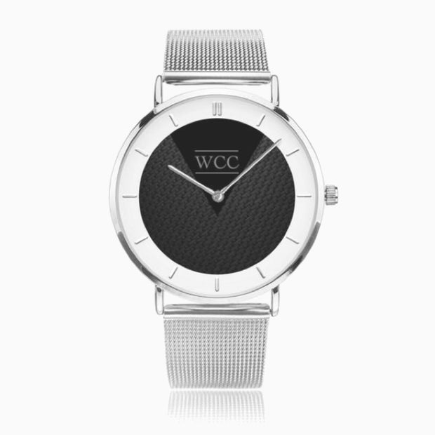 WCC Silver Stainless Steel Watch 38mm