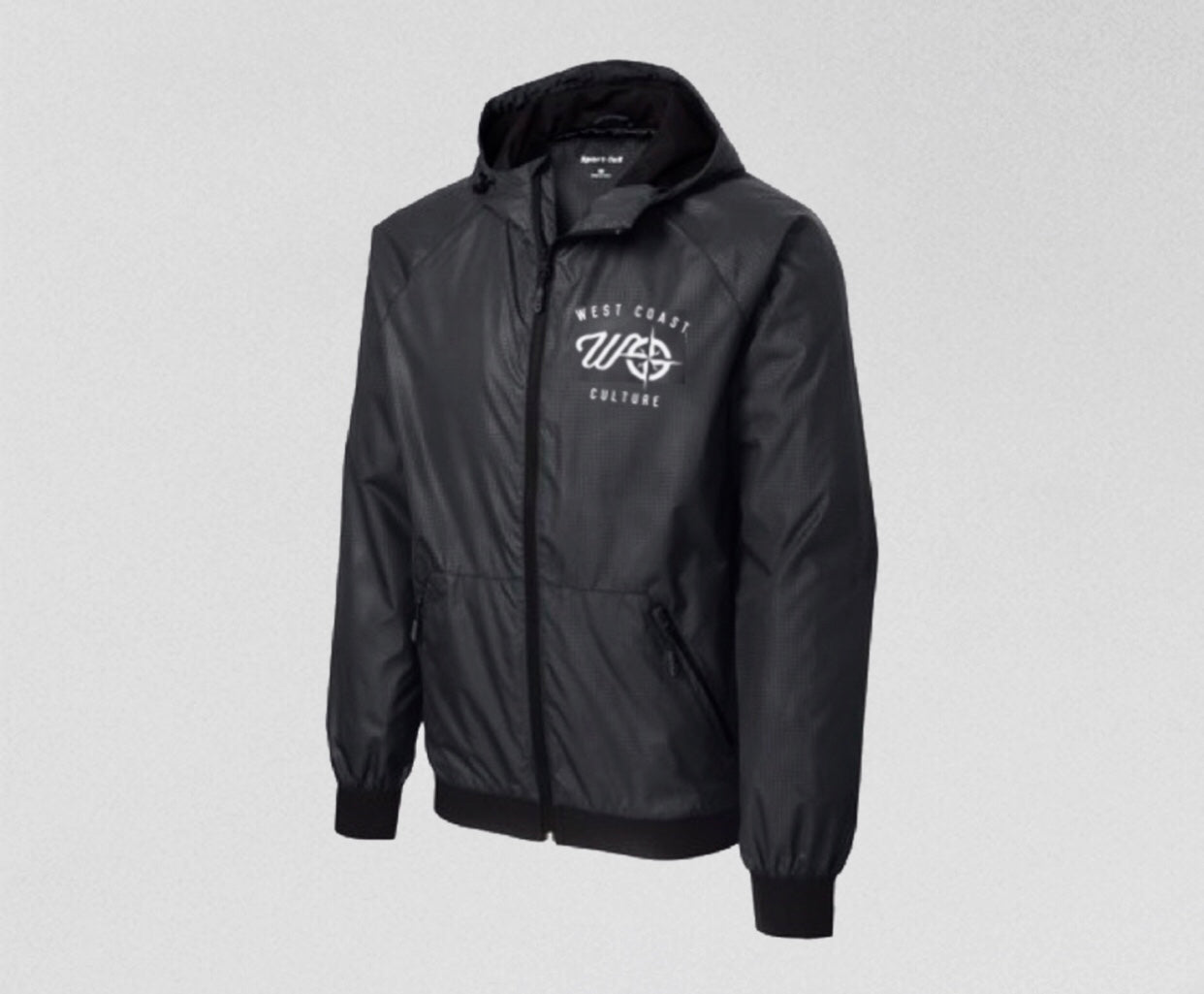 WCC Veiwpoint Embroidered Windbreaker Dark Grey