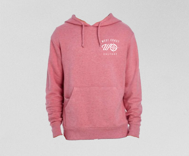 WCC Seaside Embroidered Hoodie - Faded Red