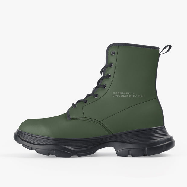 WCC Genuine Leather Stealth Boot (NW Green)