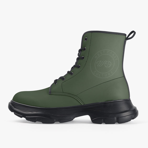 WCC Genuine Leather Stealth Boot (NW Green)
