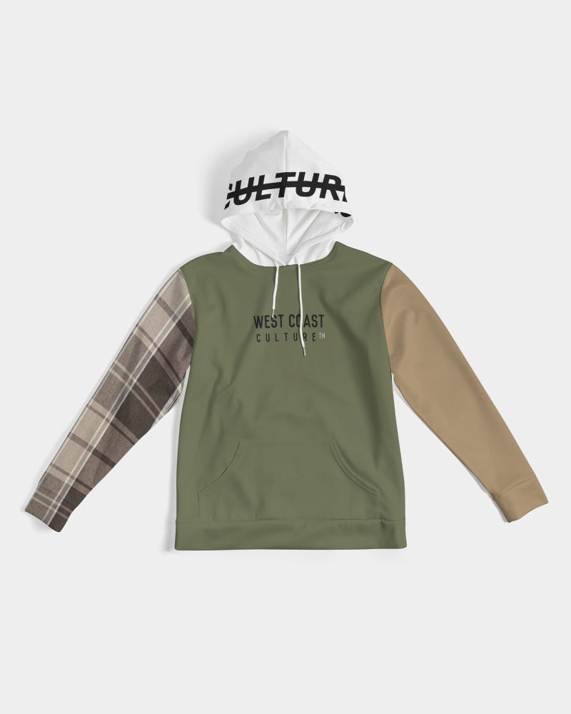 WCC Plaid Print NW Green-Sand Hoodie